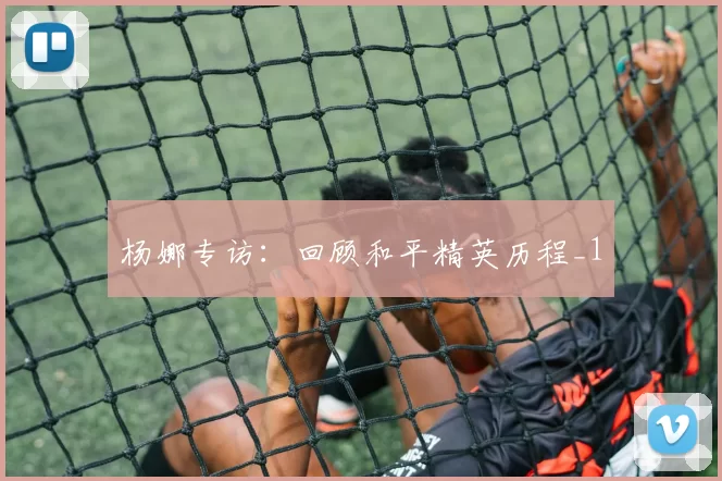 杨娜专访：回顾和平精英历程_1